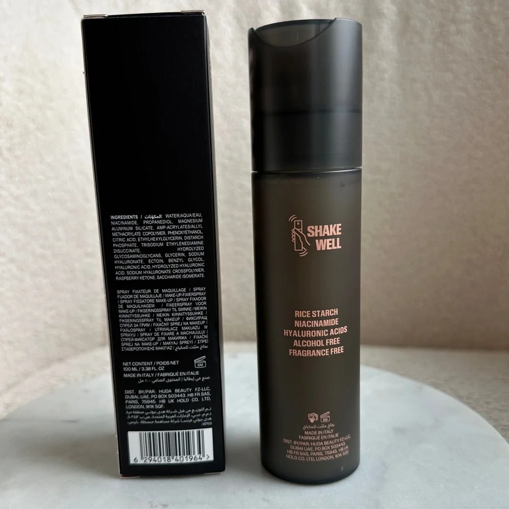 NEW Huda Beauty Easy Bake Blurring Setting Spray with 16-Hour Wear
